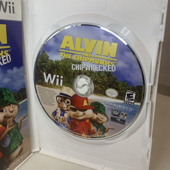 Alvin and the Chipmunks: Chipwrecked (Nintendo Wii, 2011)‎ Complete - Picture 3 of 7